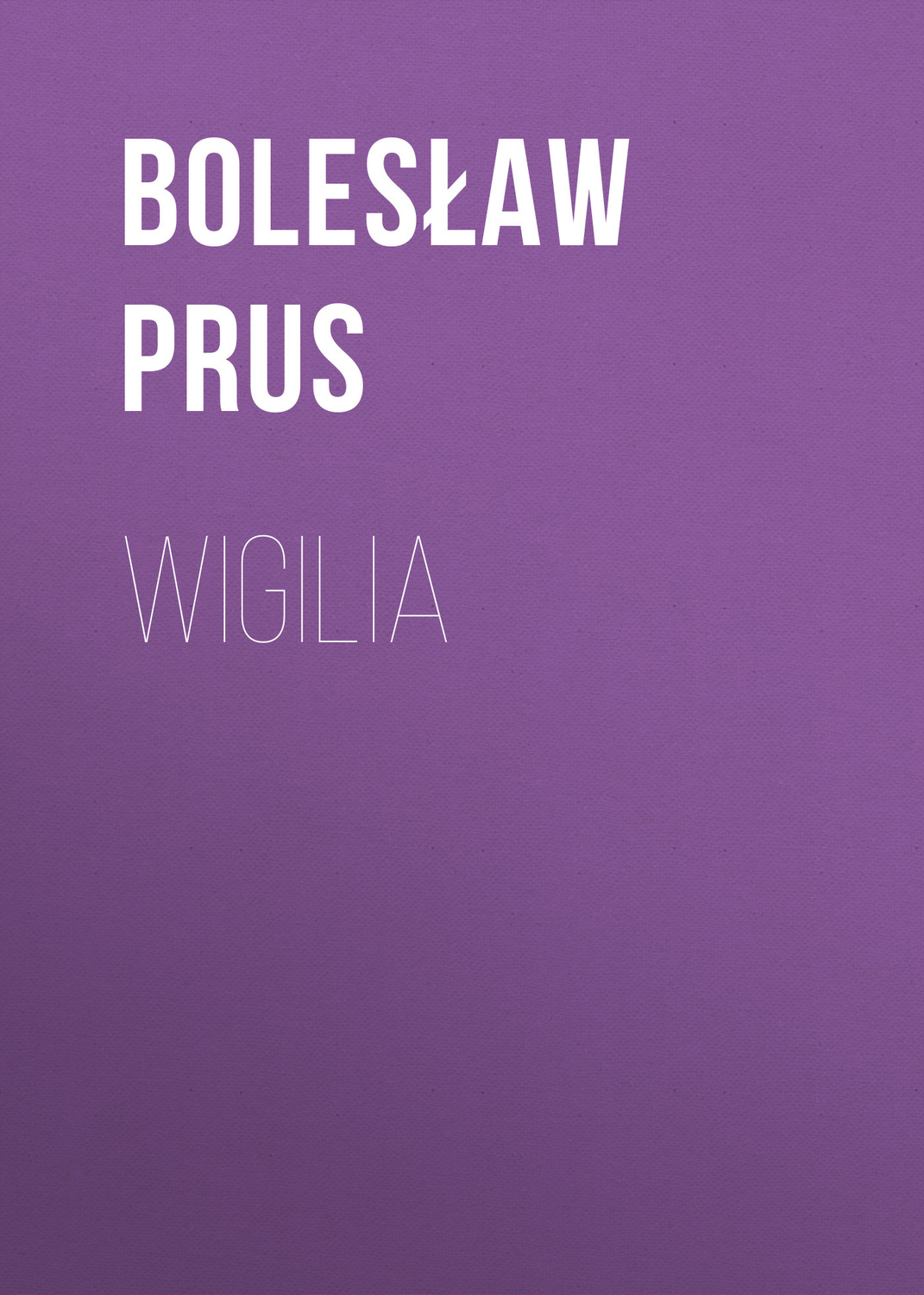 Обложка книги «Wigilia»