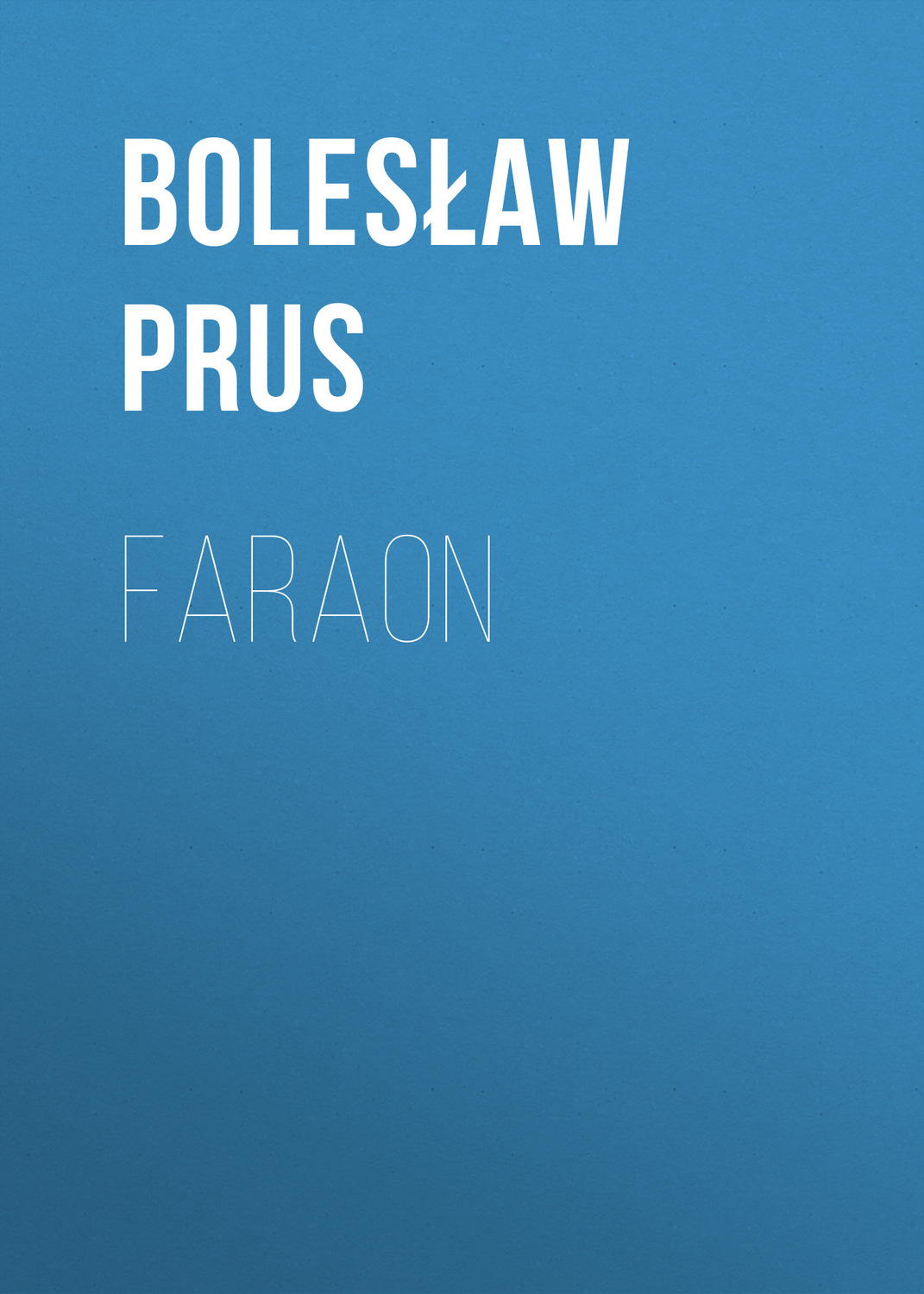 Обложка книги «Faraon»