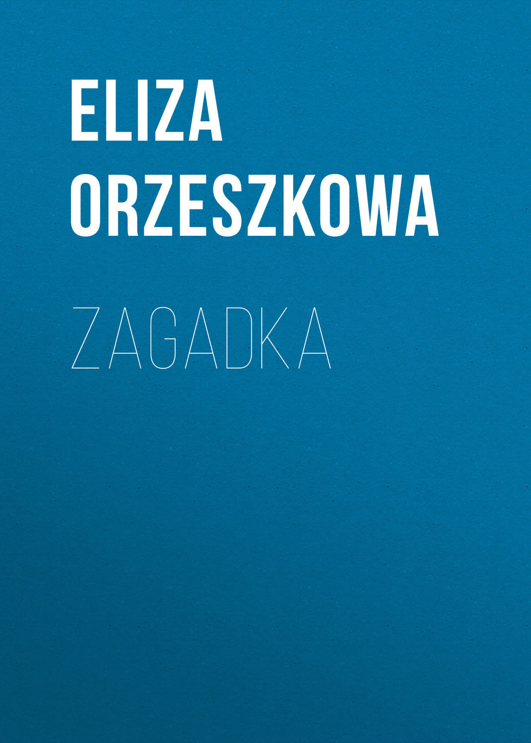 Обложка книги «Zagadka»