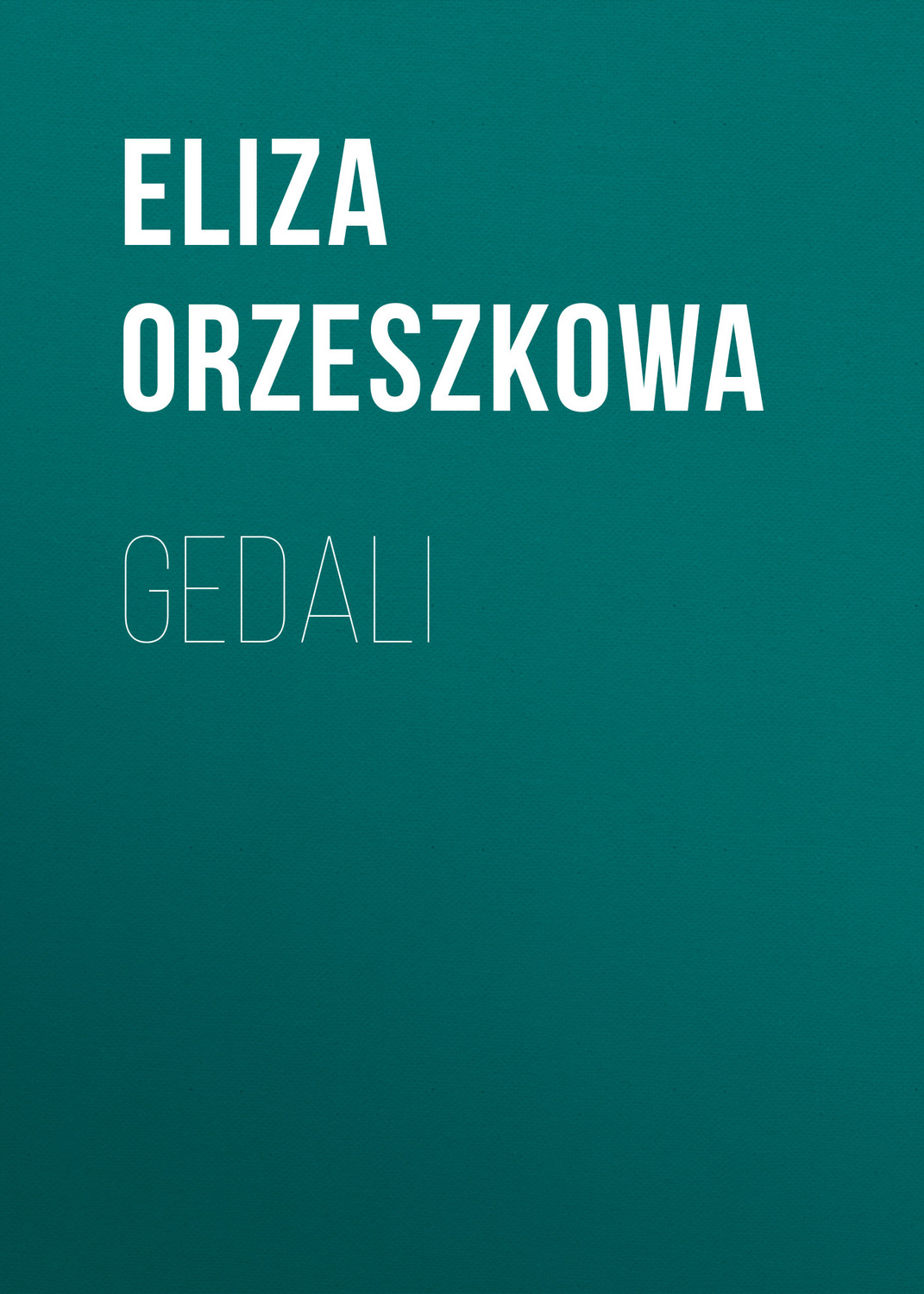 Обложка книги «Gedali»