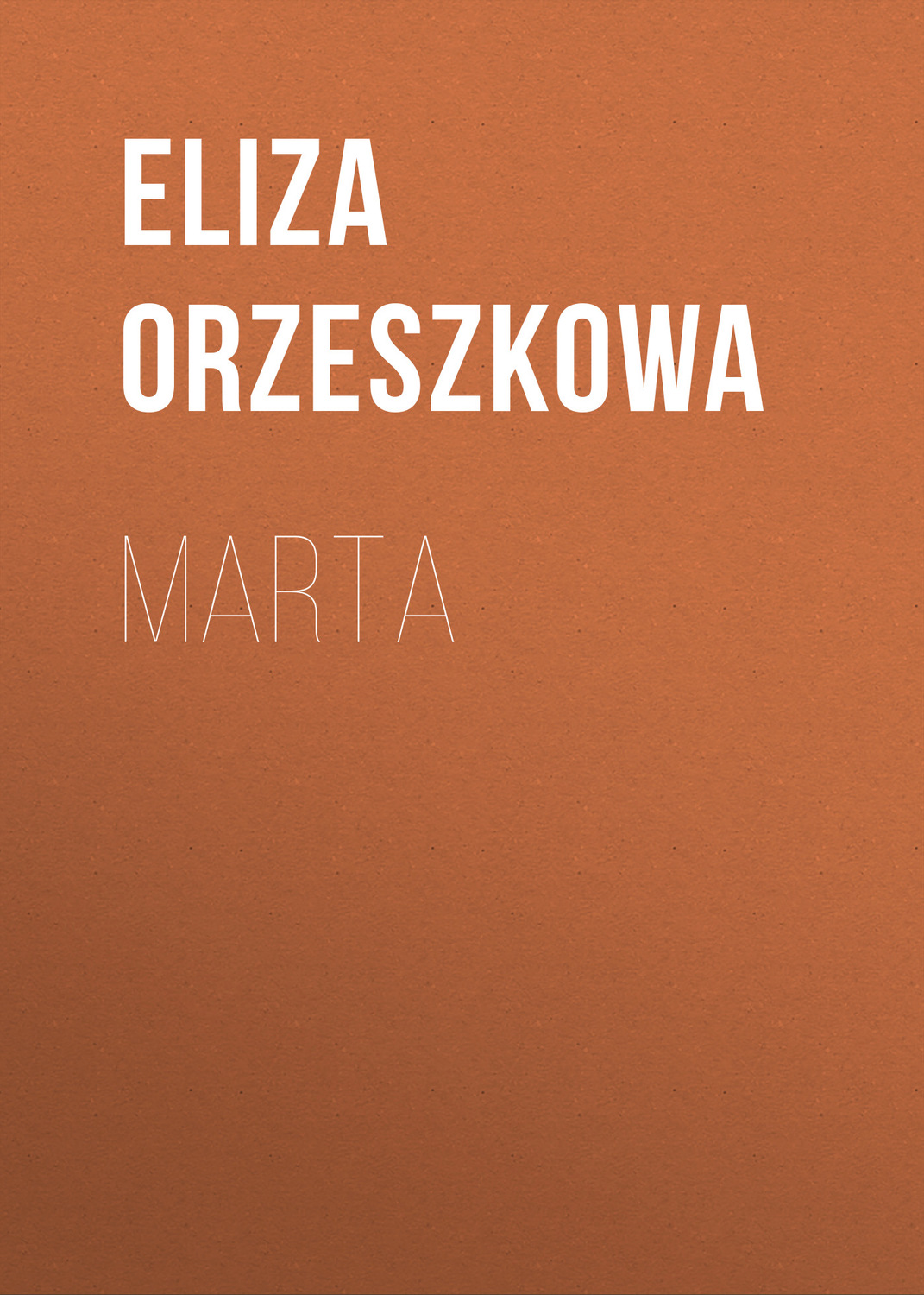 Обложка книги «Marta»
