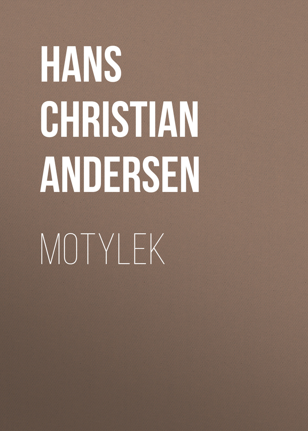 Обложка книги «Motylek»