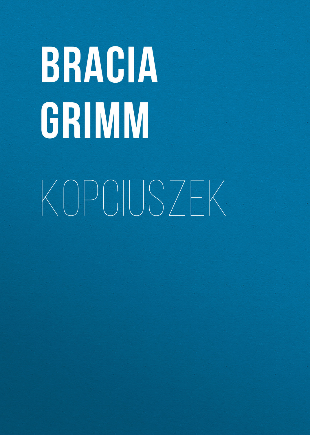 Обложка книги «Kopciuszek»