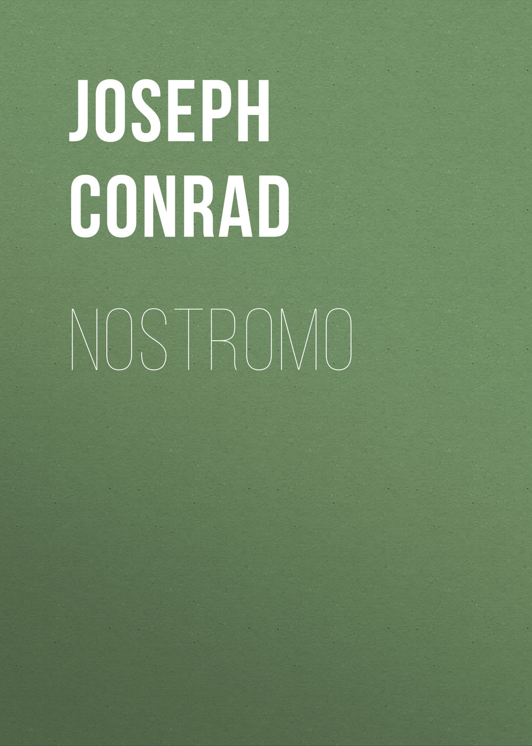 Обложка книги «Nostromo»