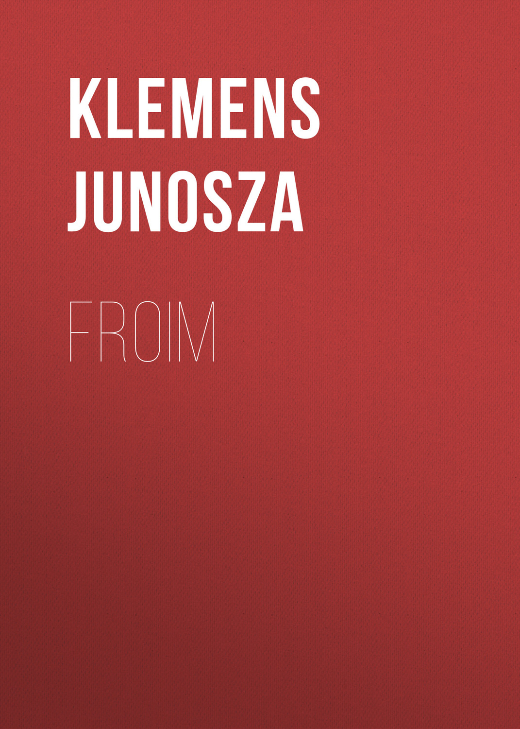 Обложка книги «Froim»