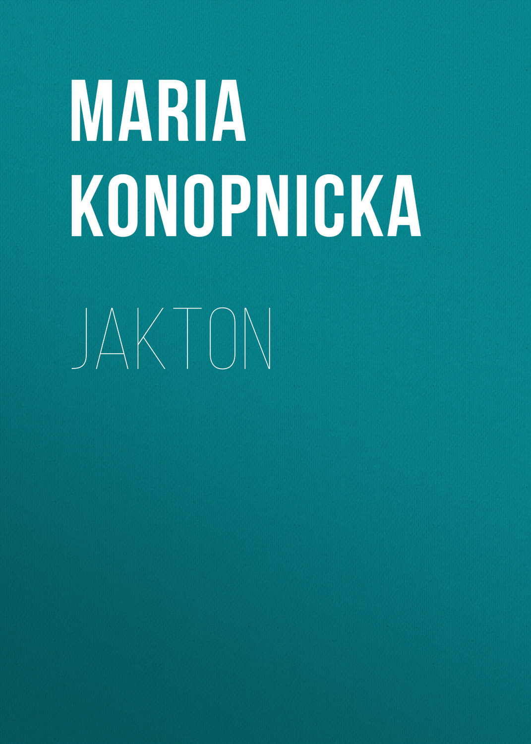 Обложка книги «Jakton»