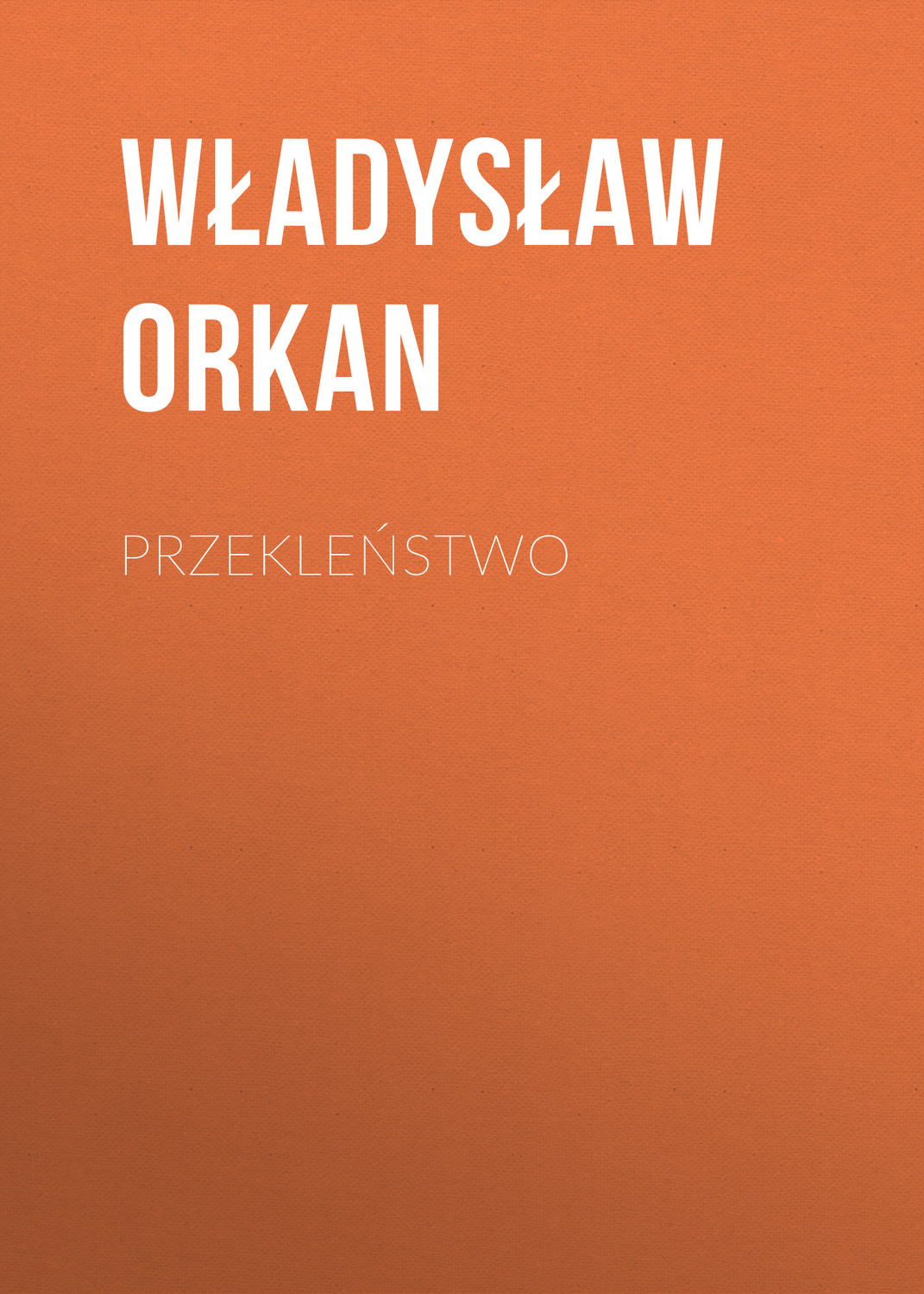 Обложка книги «Przekleństwo»