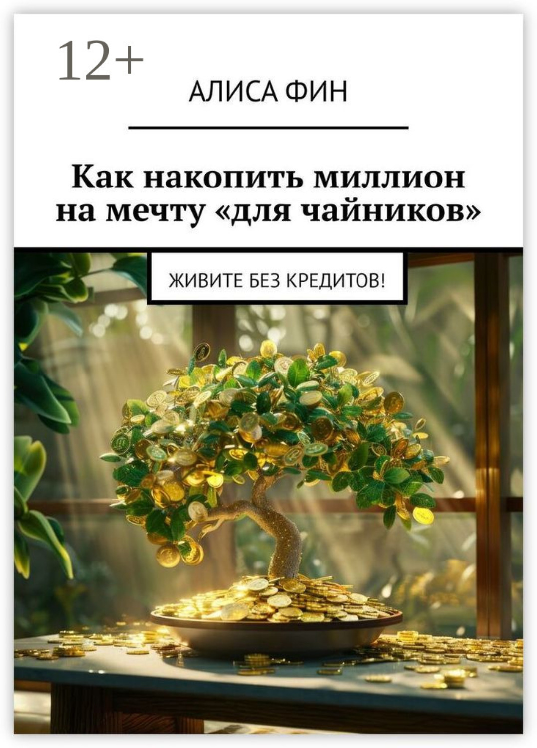 Обложка книги «Как накопить миллион на мечту «для чайников». Живите без кредитов!»