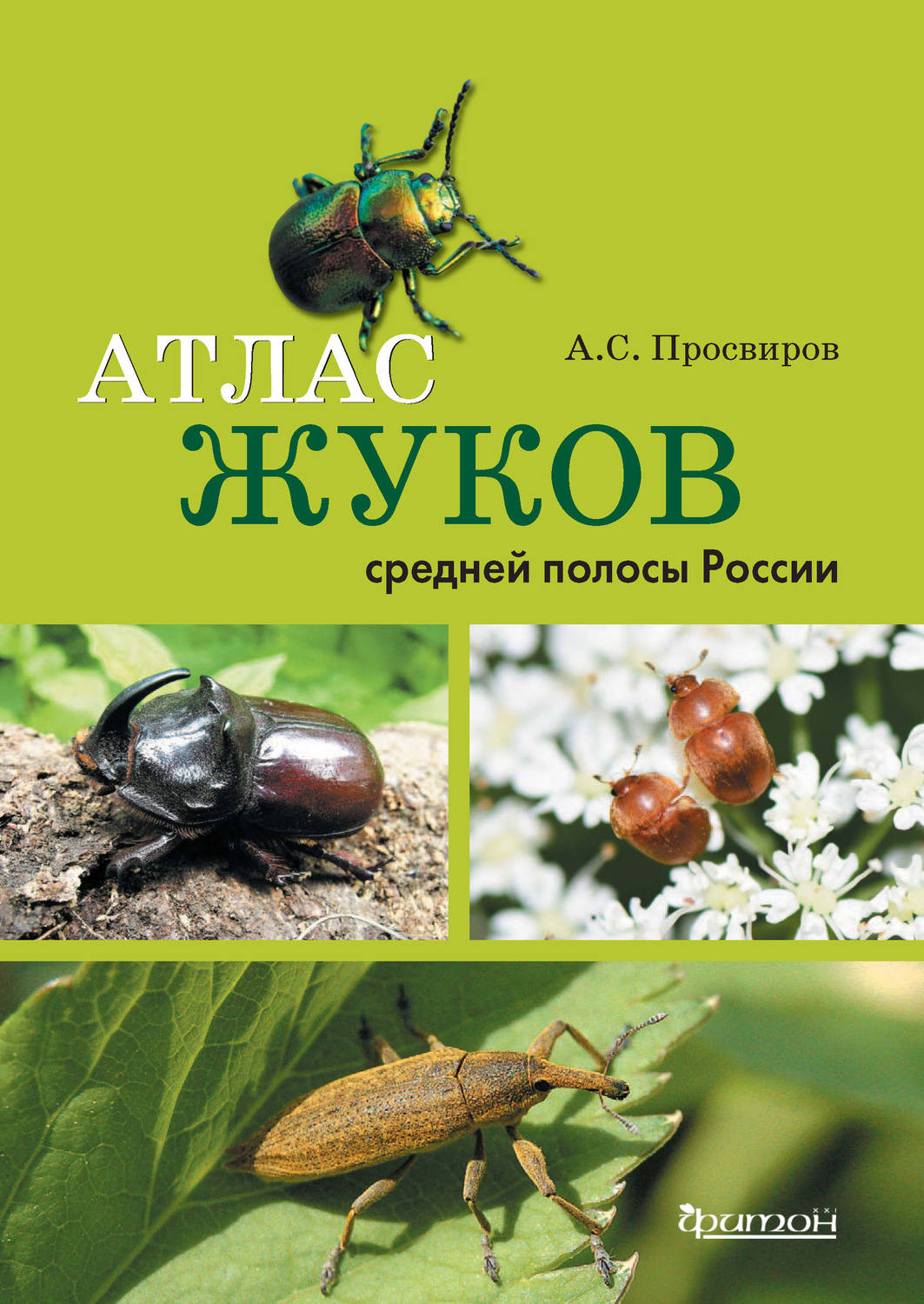 Обложка книги «Атлас жуков средней полосы России»