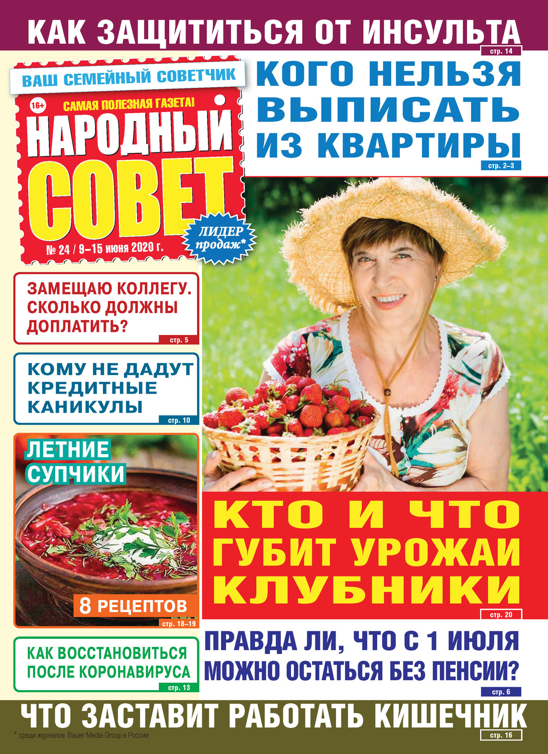 Обложка книги «Народный совет №24/2020»