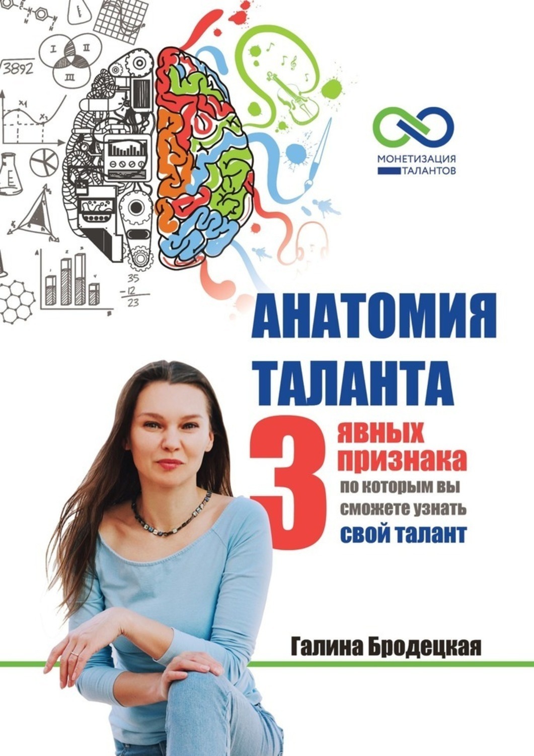 Обложка книги «Анатомия таланта. 3 явных признака, по которым вы сможете узнать свой талант»