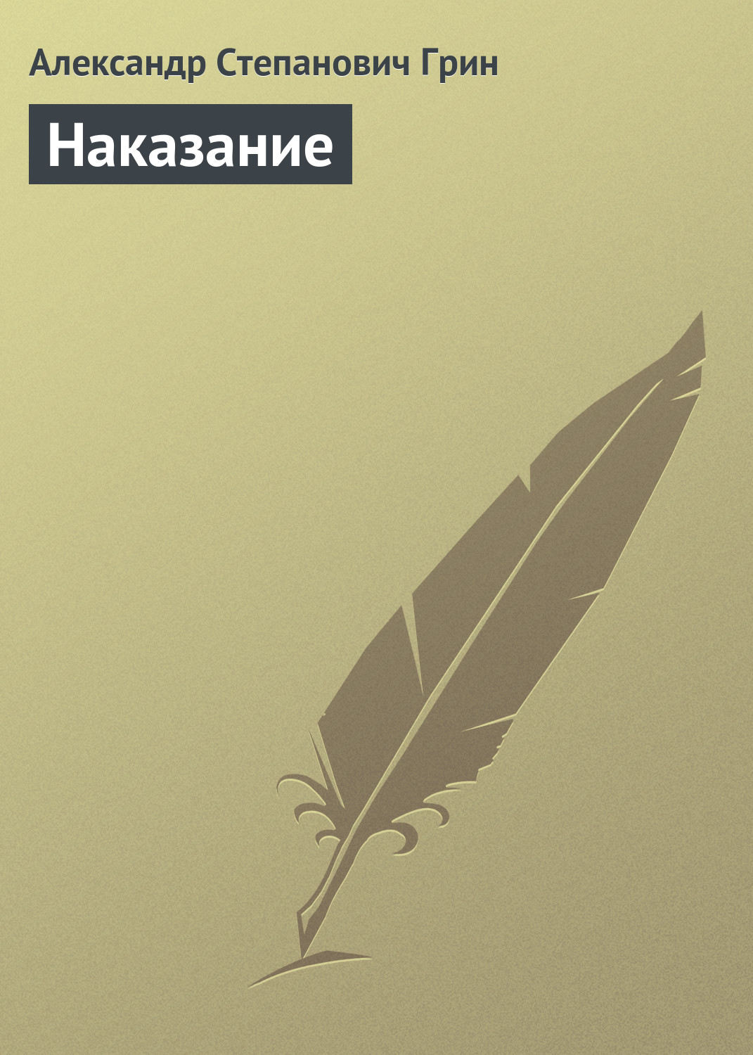 Обложка книги «Наказание»