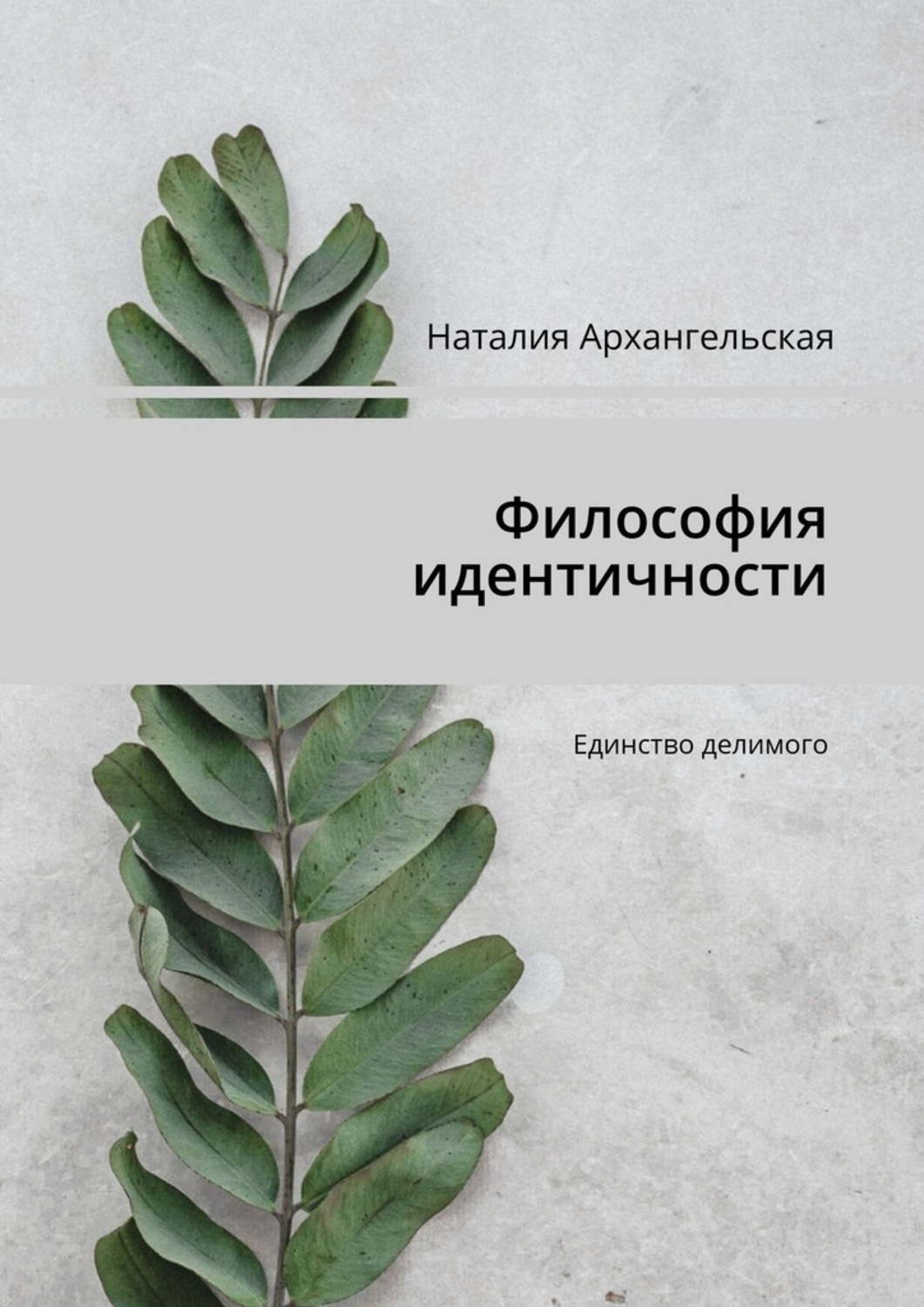 Обложка книги «Философия идентичности. Единство делимого»