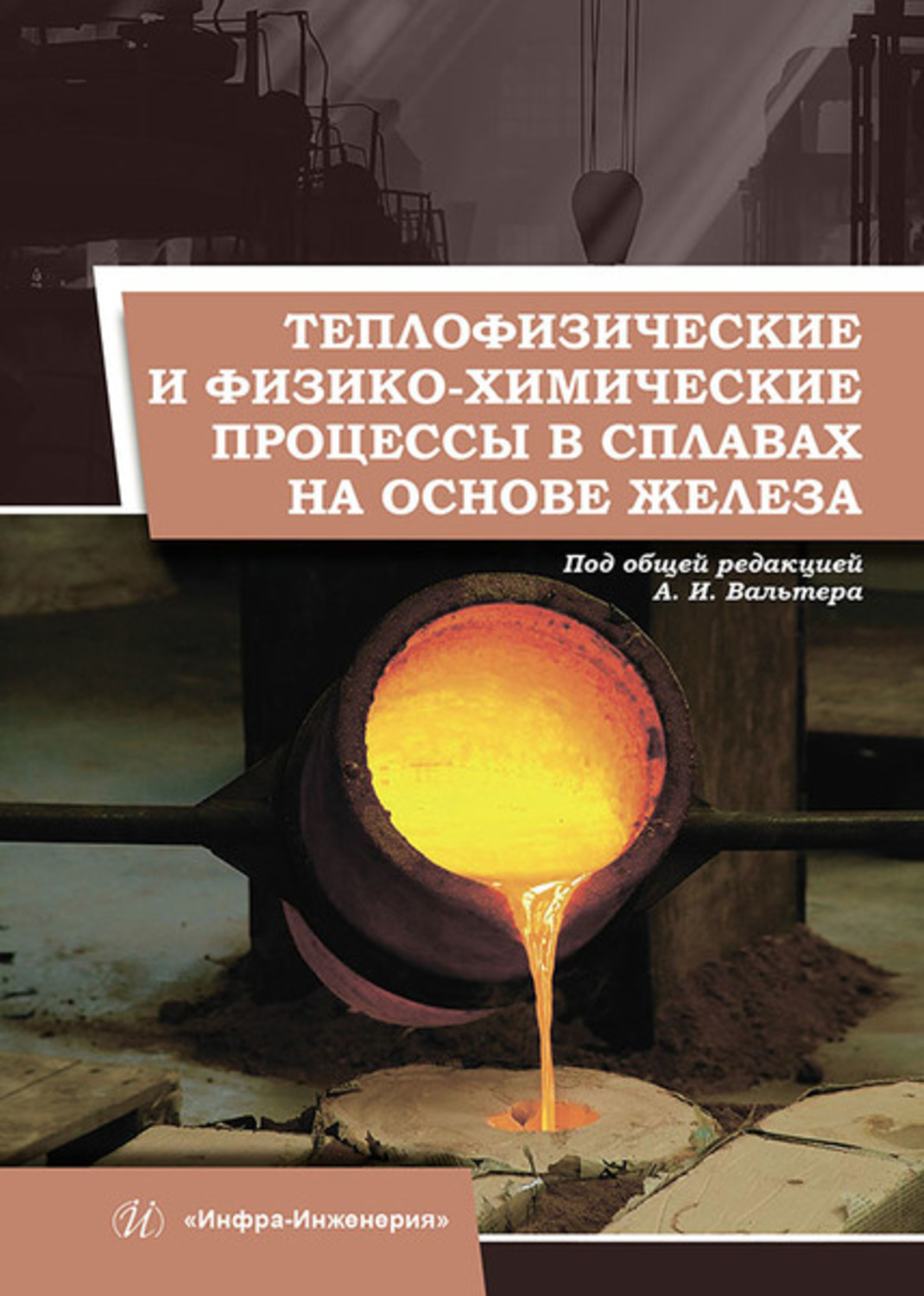 Обложка книги «Теплофизические и физико-химические процессы в сплавах на основе железа»