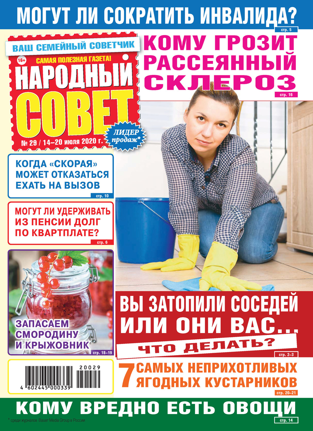 Обложка книги «Народный совет №29/2020»