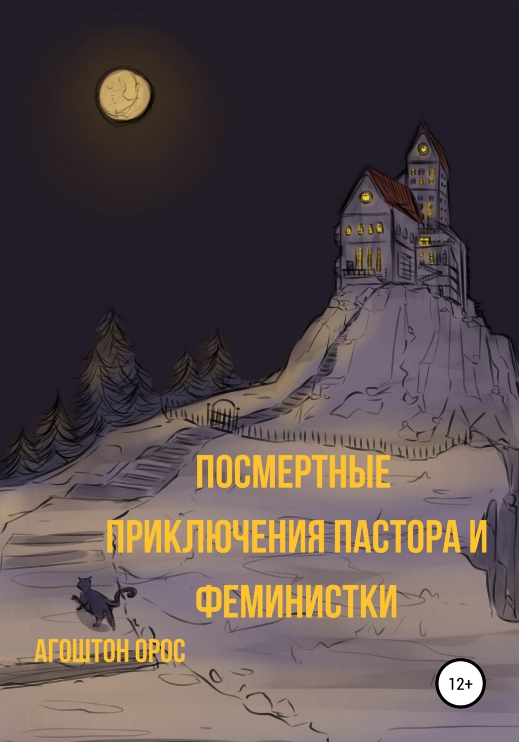 Обложка книги «Посмертные приключения пастора и феминистки»