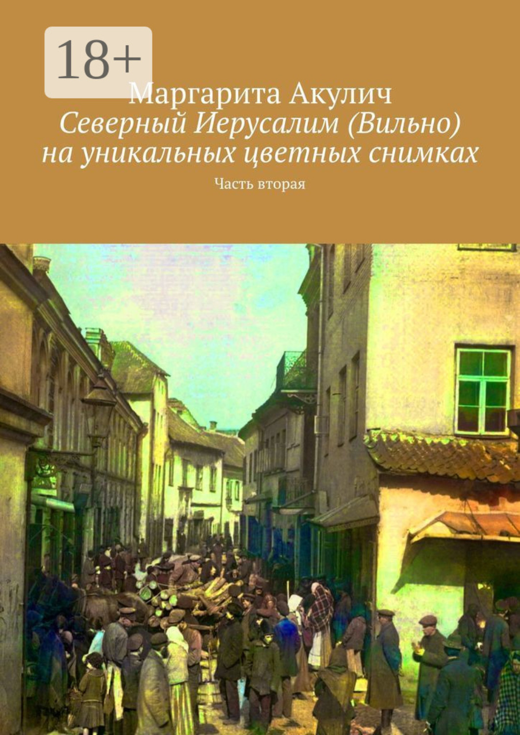 Обложка книги «Северный Иерусалим (Вильно) на уникальных цветных снимках. Часть вторая»