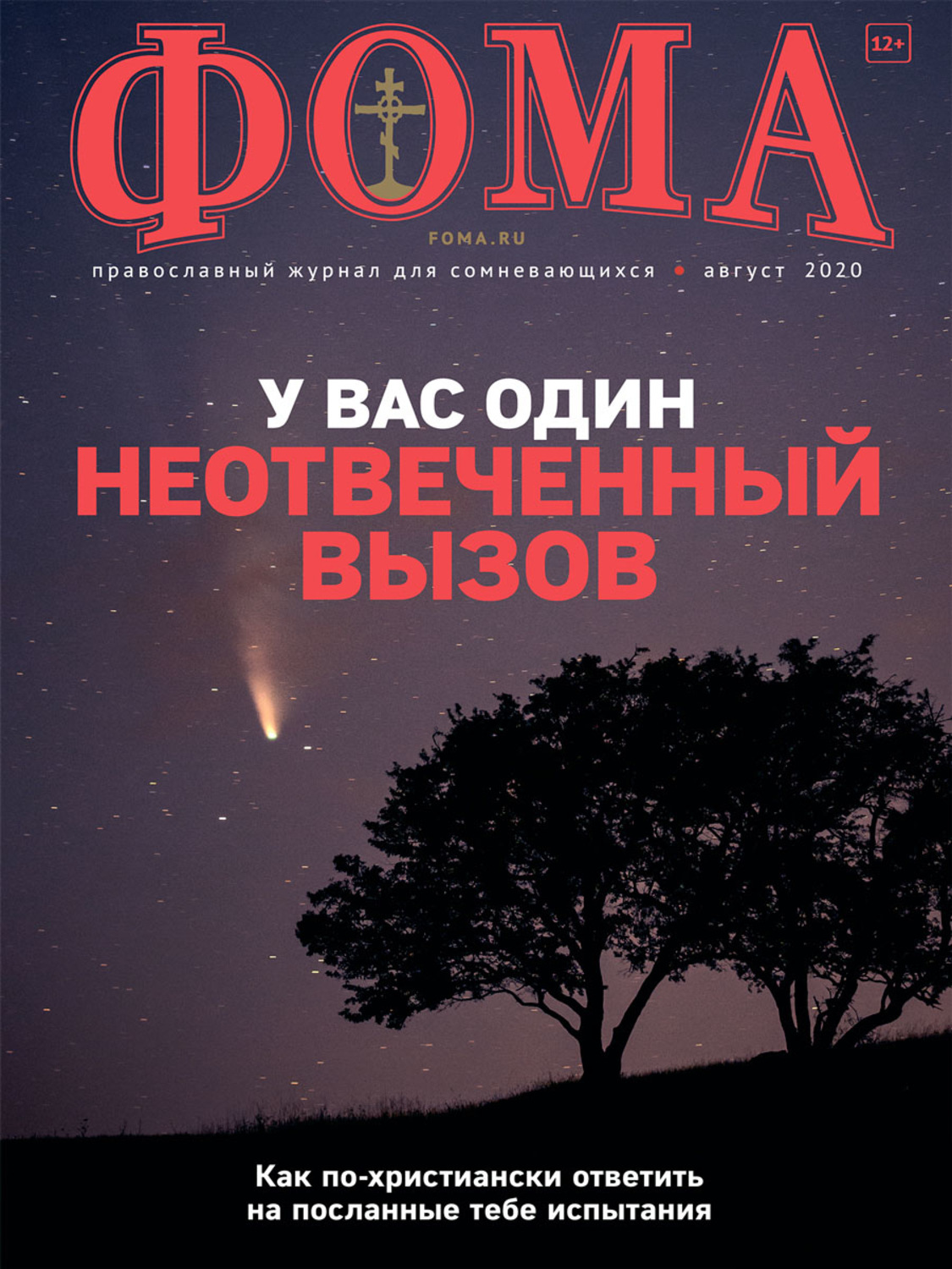 Обложка книги «Журнал «Фома». № 8(208) / 2020»