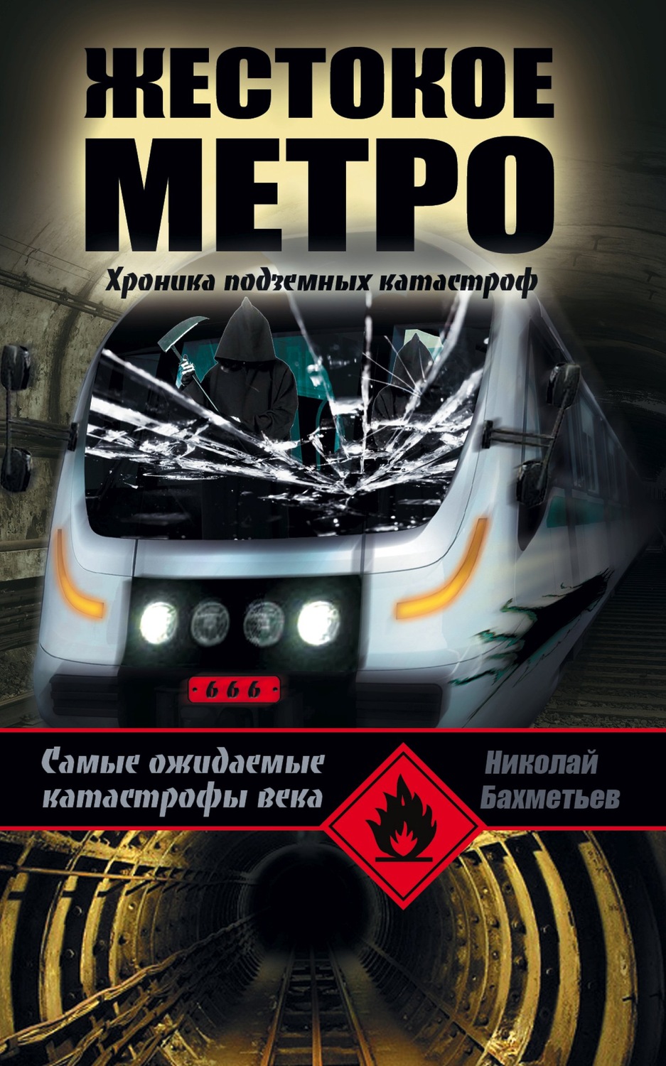 Обложка книги «Жестокое метро. Хроника подземных катастроф»