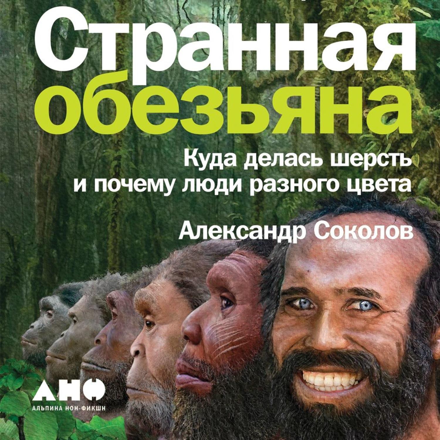 Обложка книги «Странная обезьяна. Куда делась шерсть и почему люди разного цвета»
