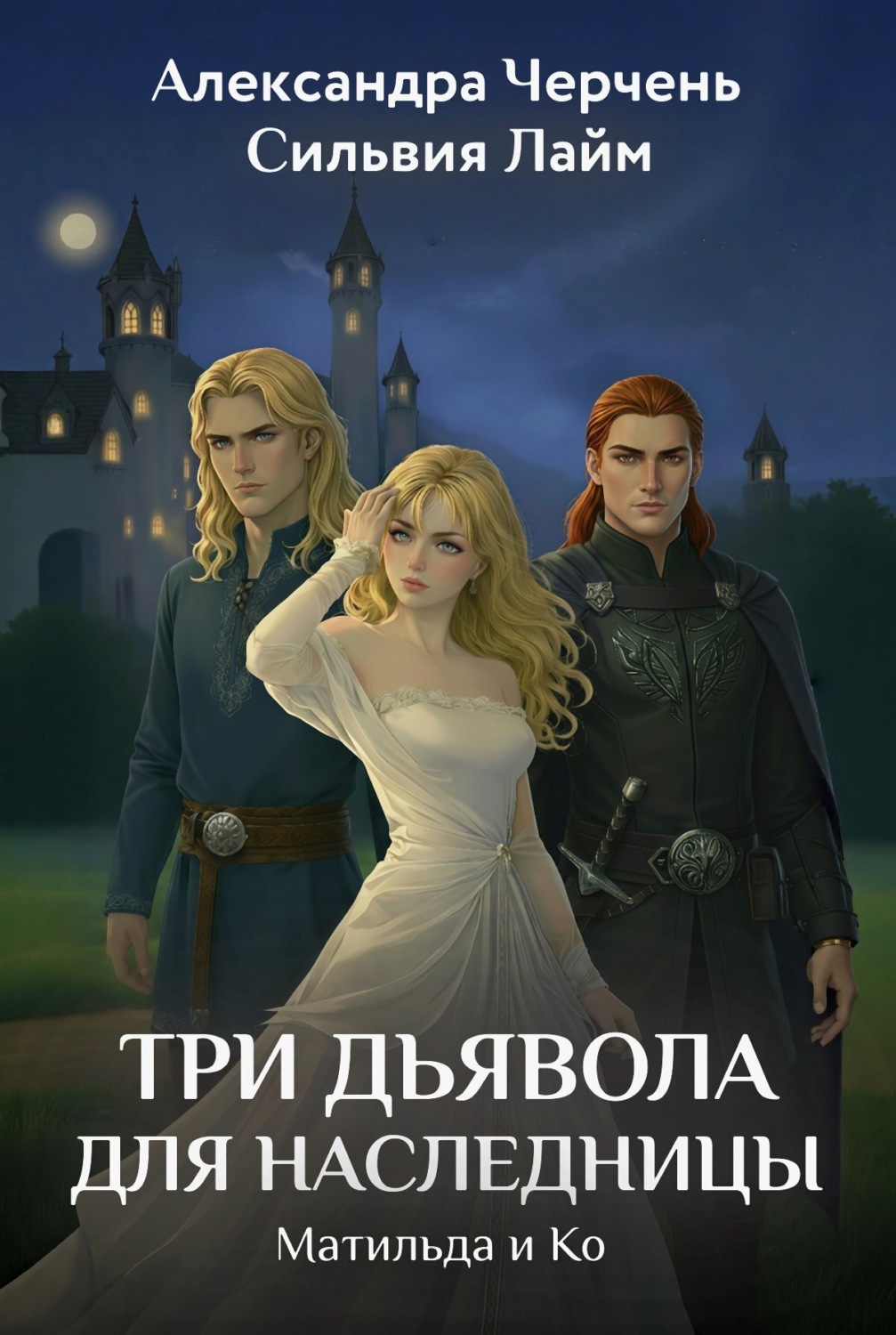 Обложка книги «Три дьявола для наследницы»
