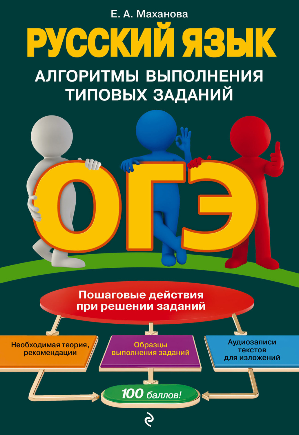 Обложка книги «ОГЭ. Русский язык. Алгоритмы выполнения типовых заданий»