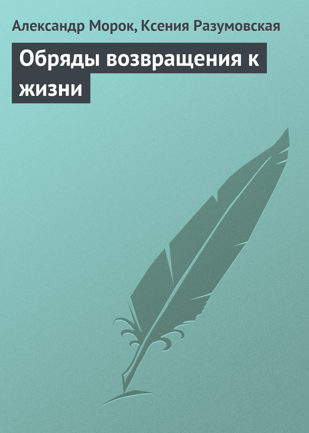 Обложка книги «Обряды возвращения к жизни»