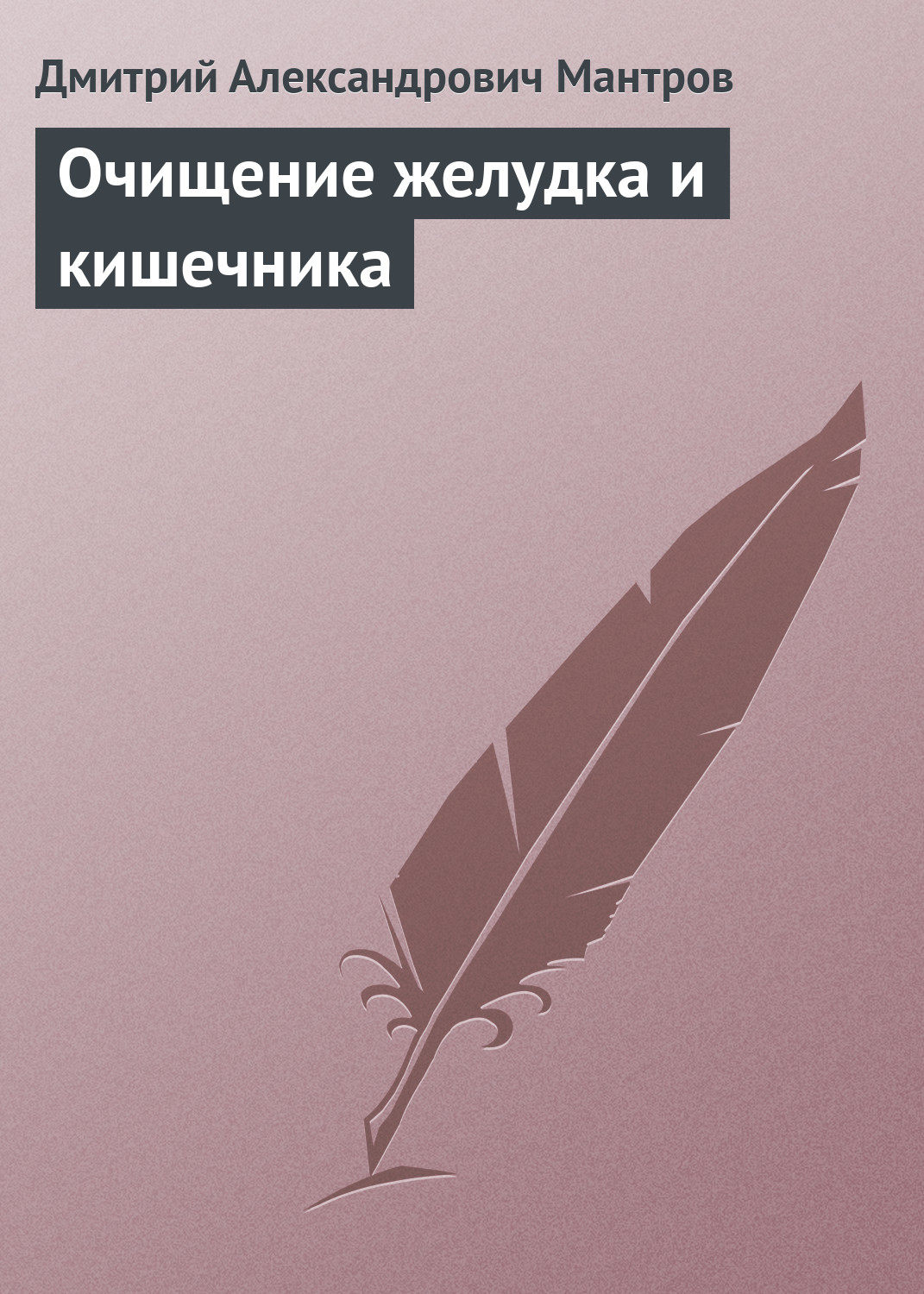 Обложка книги «Очищение желудка и кишечника»