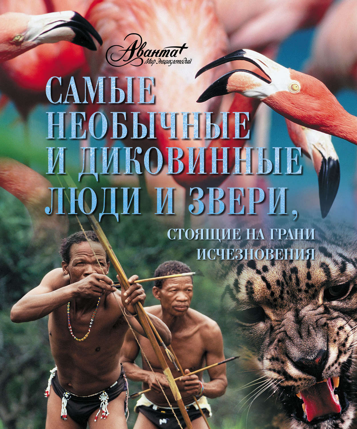 Обложка книги «Самые необычные и диковинные люди и звери, стоящие на грани исчезновения»