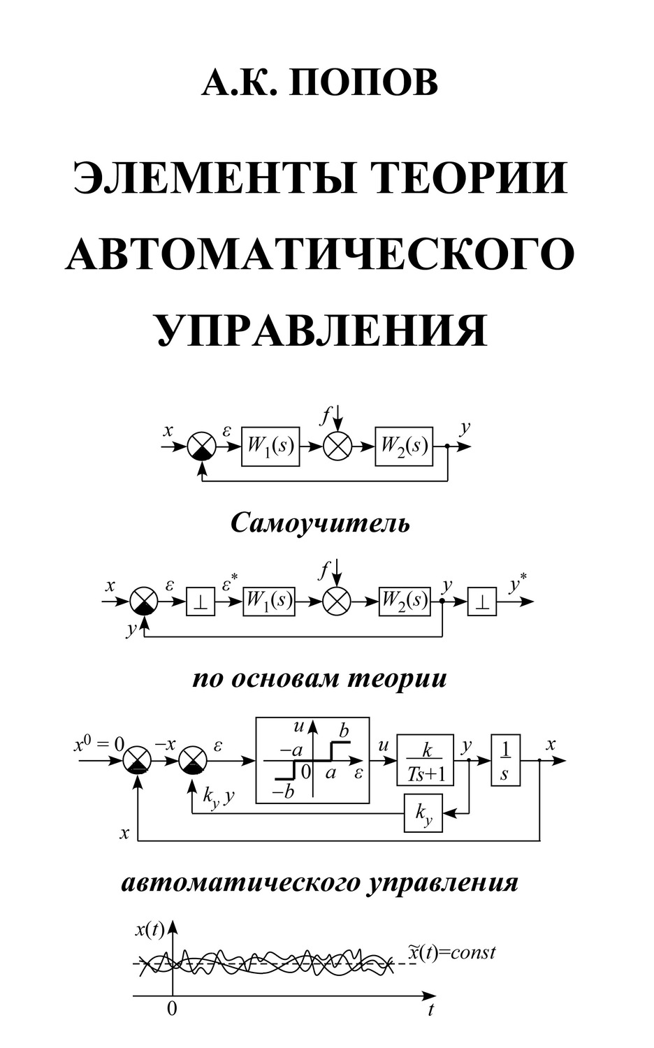 Обложка книги «Элементы теории автоматического управления»