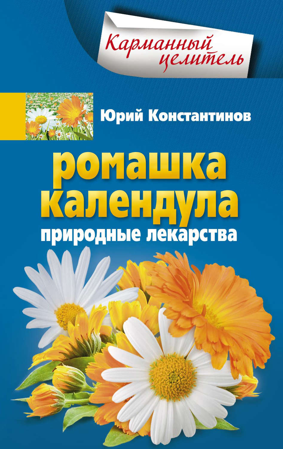 Обложка книги «Ромашка, календула. Природные лекарства»