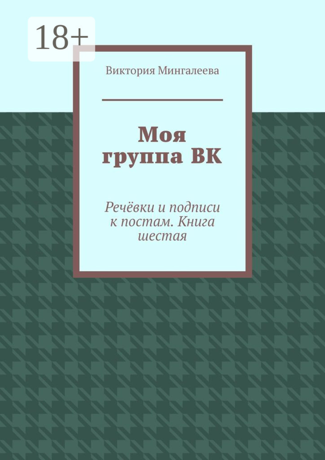 Обложка книги «Моя группа ВК. Речёвки и подписи к постам. Книга шестая»