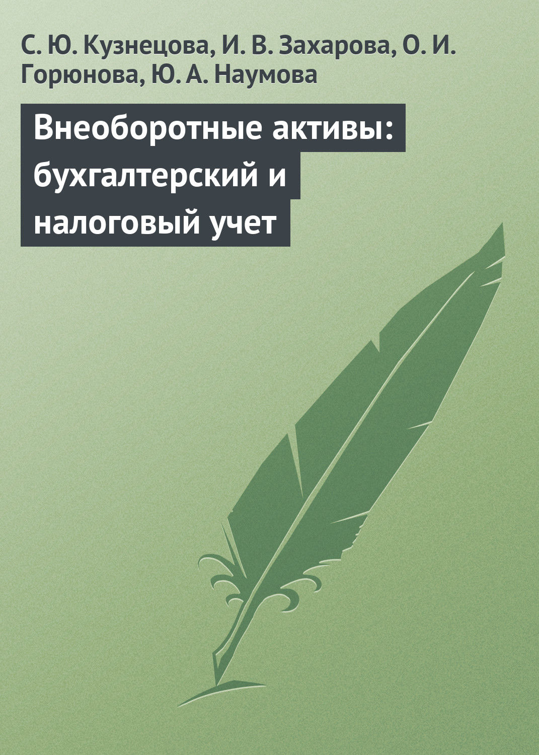 Обложка книги «Внеоборотные активы: бухгалтерский и налоговый учет»