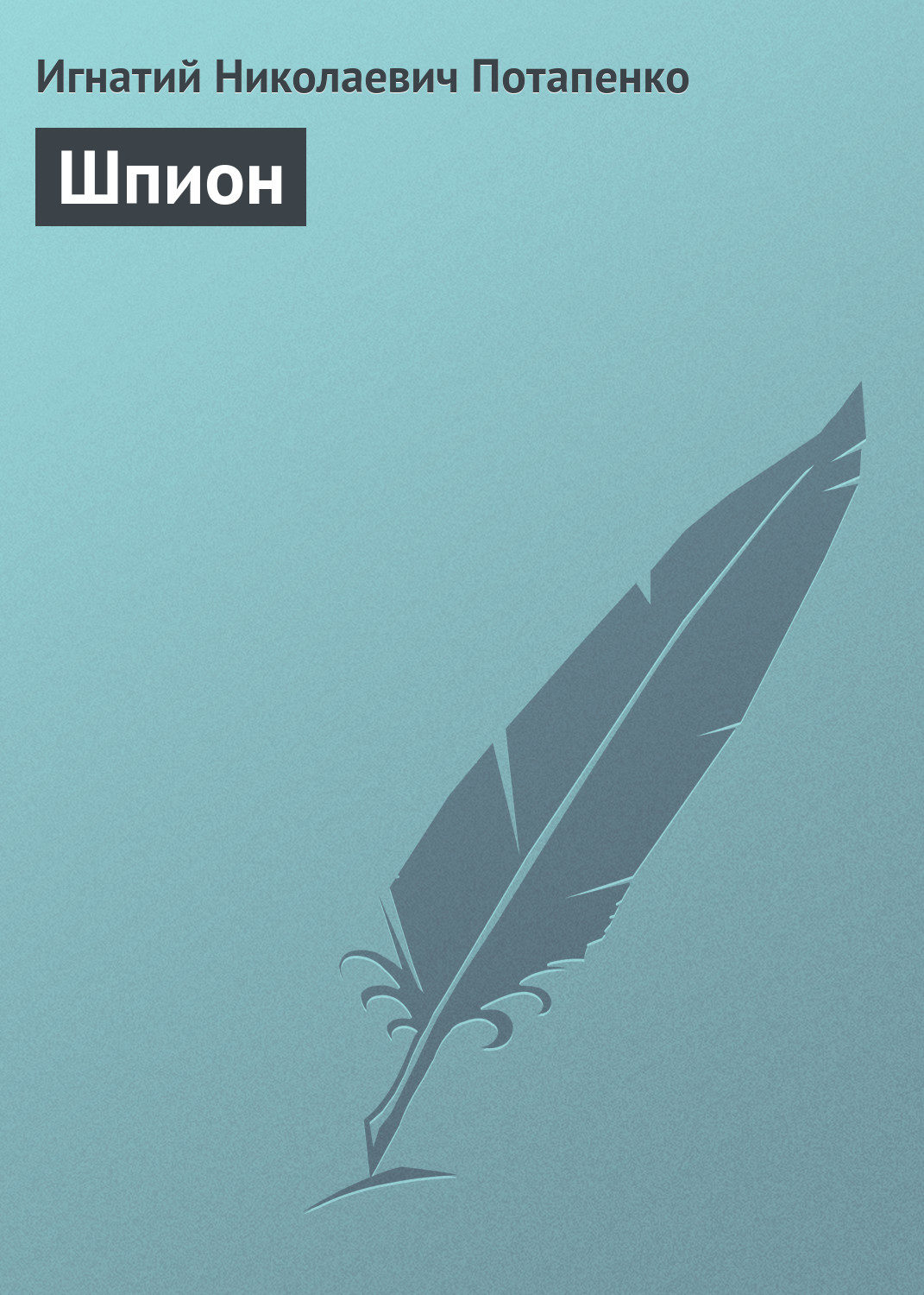 Обложка книги «Шпион»