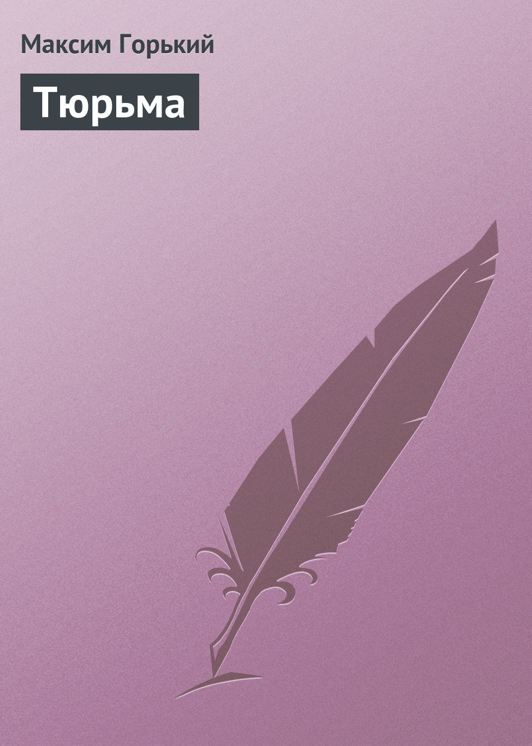 Обложка книги «Тюрьма»