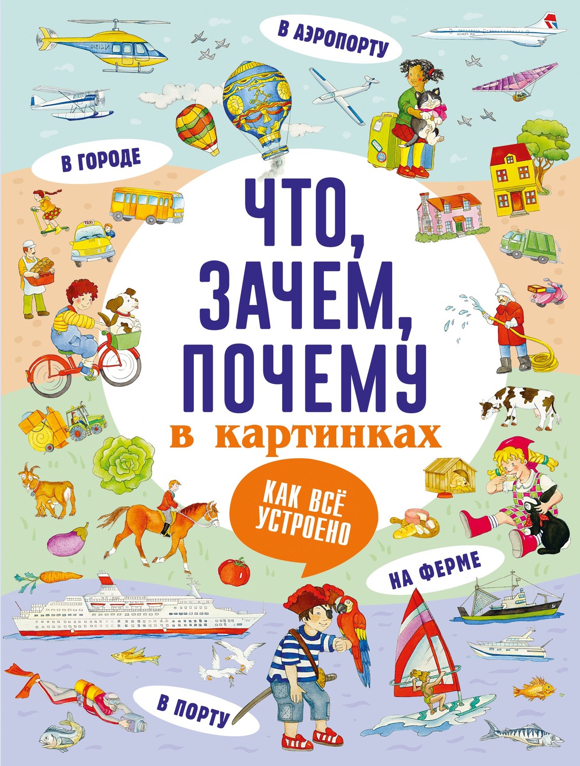 Обложка книги «Что, зачем, почему в картинках»