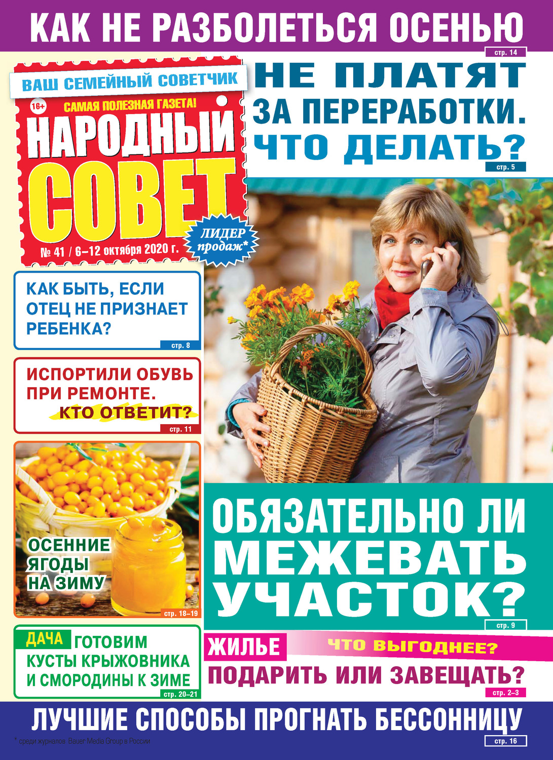 Обложка книги «Народный совет №41/2020»
