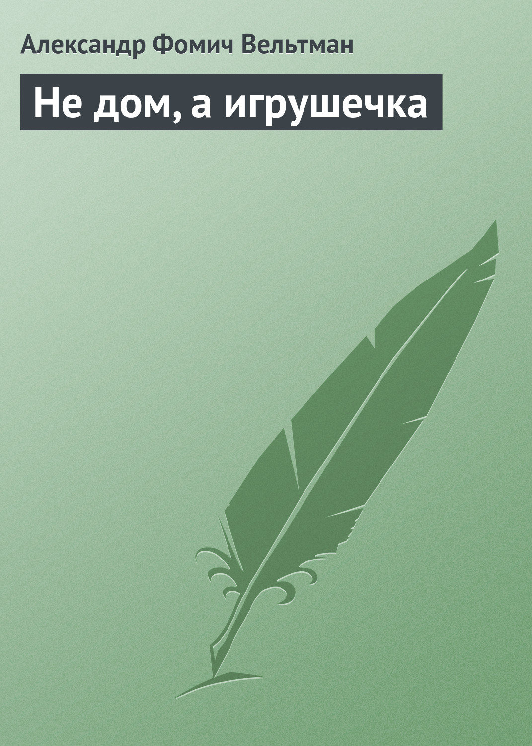 Обложка книги «Не дом, а игрушечка»