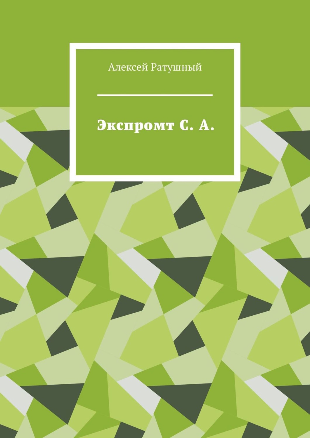 Обложка книги «Экспромт С. А.»