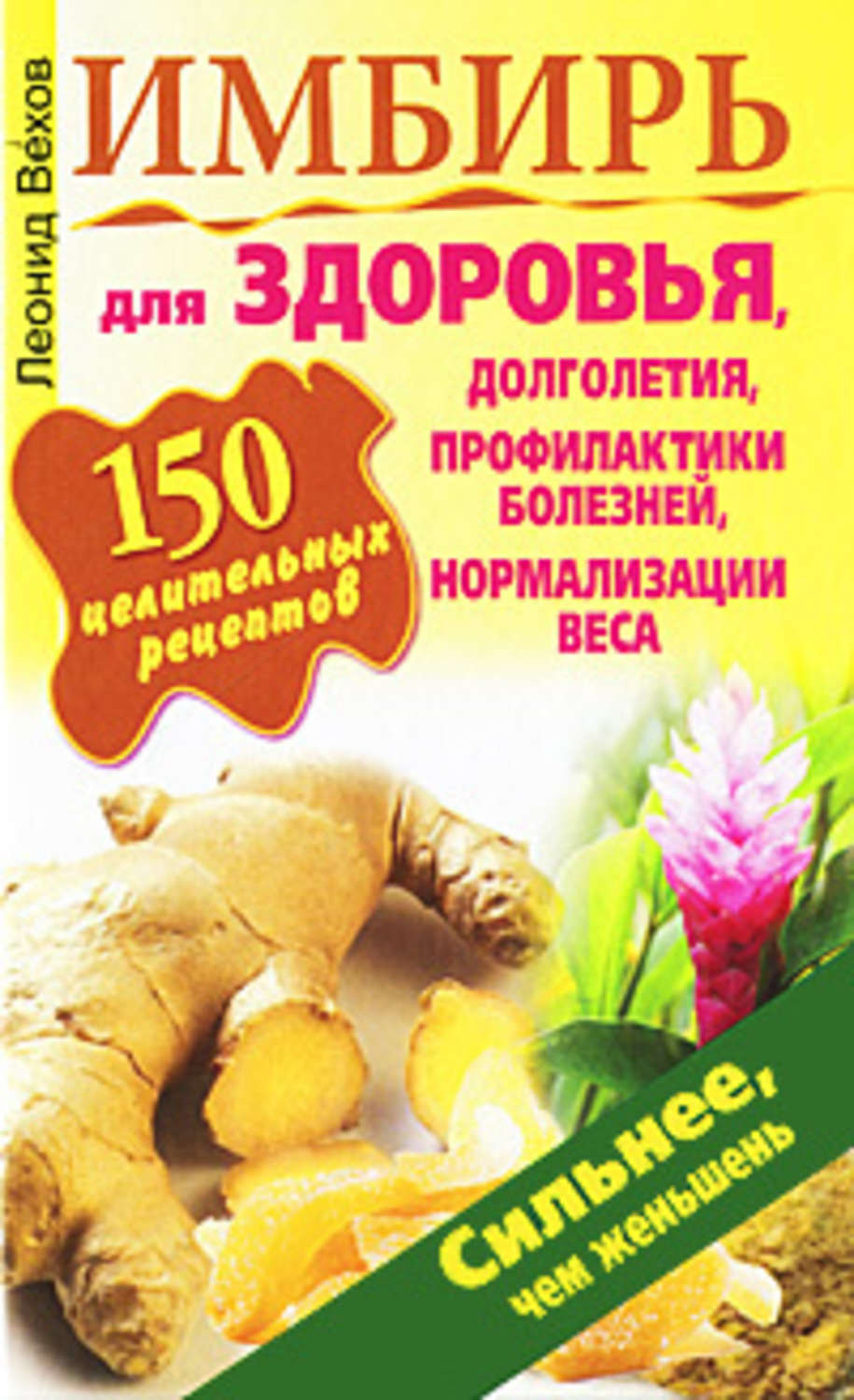 Обложка книги «Имбирь. 150 целительных рецептов для здоровья, долголетия, профилактики болезней, нормализации веса»