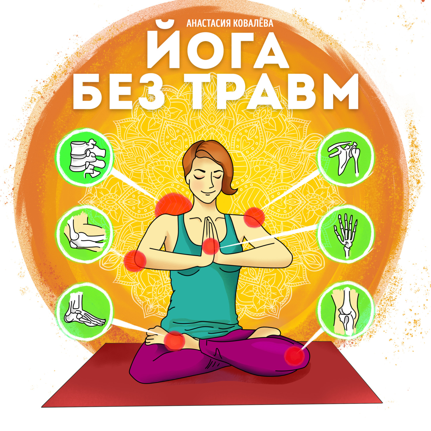 Обложка книги «Йога без травм»