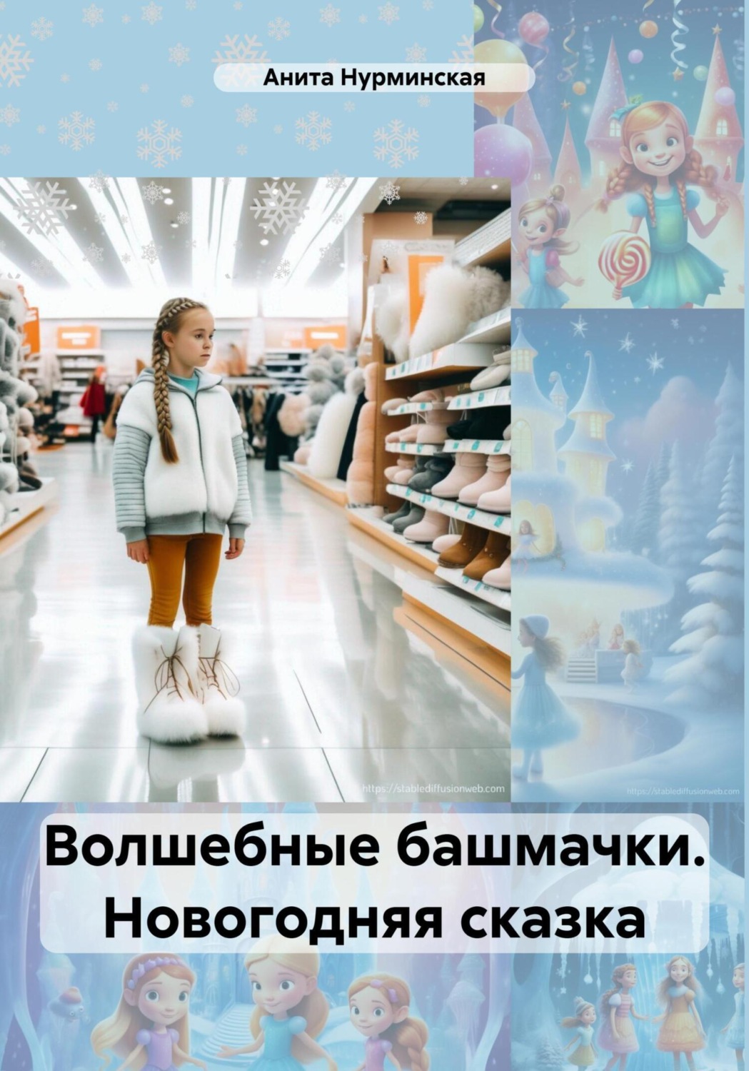 Обложка книги «Волшебные башмачки. Новогодняя сказка»