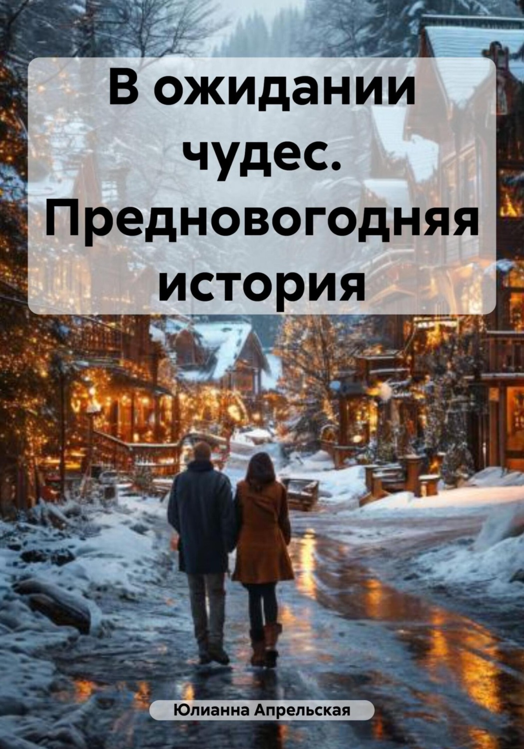 Обложка книги «В ожидании чудес. Предновогодняя история»