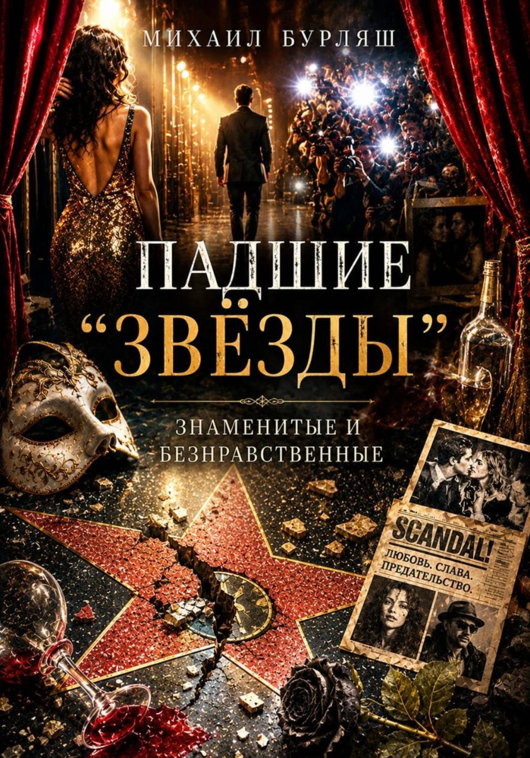 Обложка книги «Падшие "звёзды".Знаменитые и безнравственные»