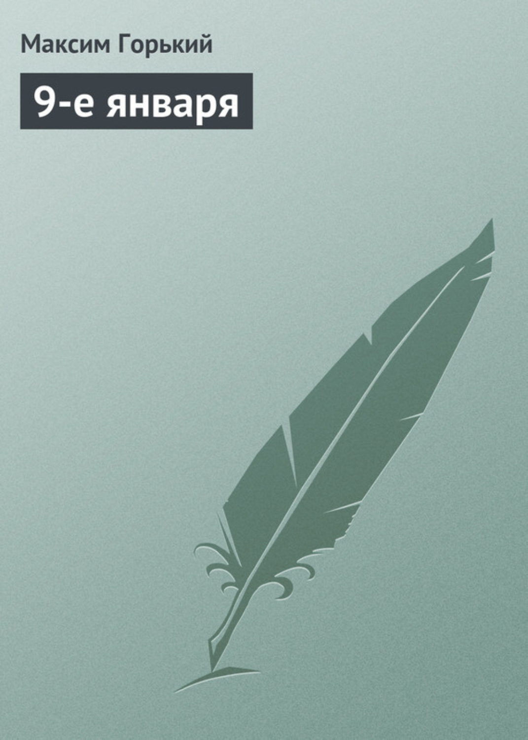 Обложка книги «9-е января»