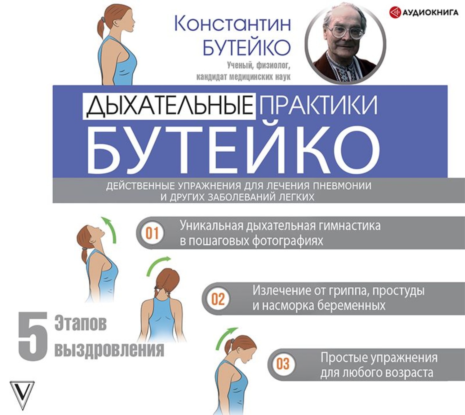 Обложка книги «Дыхательные практики Бутейко»