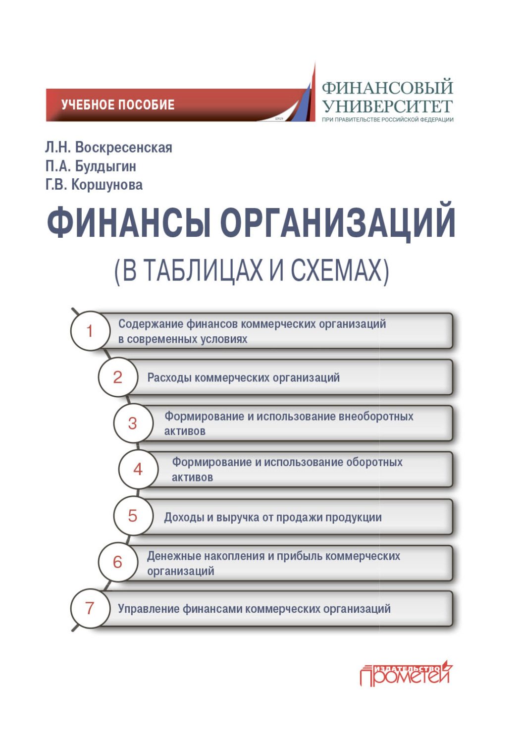 Обложка книги «Финансы организации (в таблицах и схемах)»
