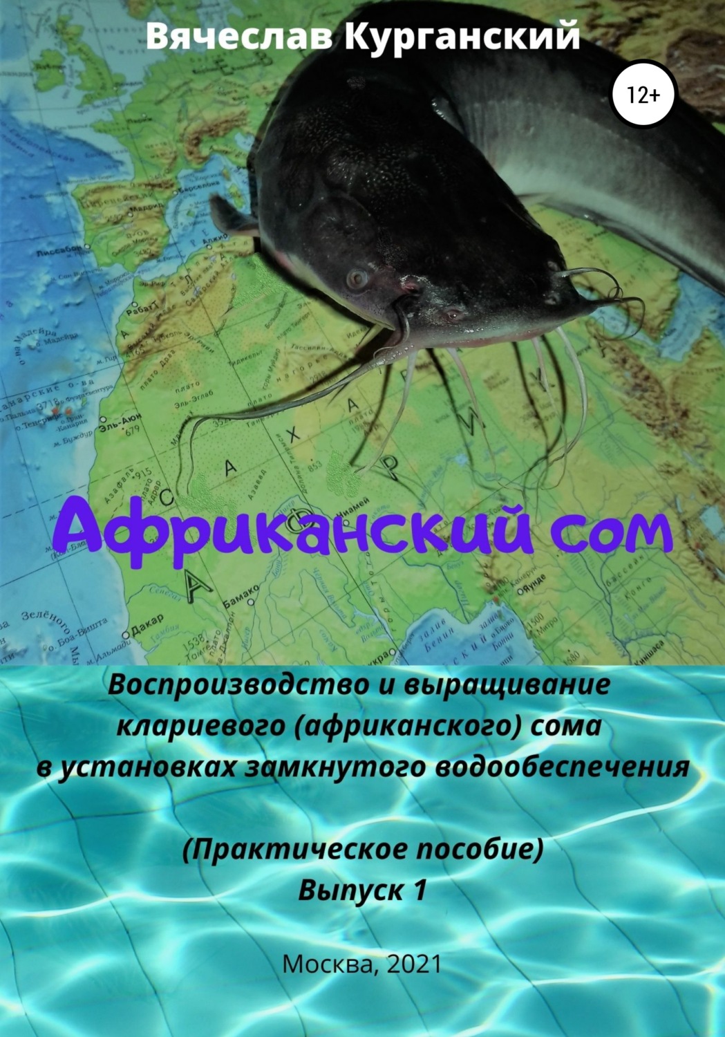 Обложка книги «Африканский сом. Воспроизводство и выращивание клариевого (африканского) сома в установках замкнутого водообеспечения (УЗВ)»