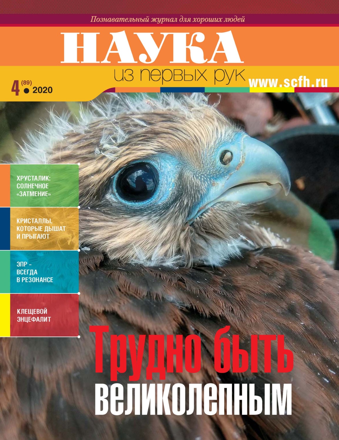 Обложка книги «Наука из первых рук. № 4 (89) 2020 г.»
