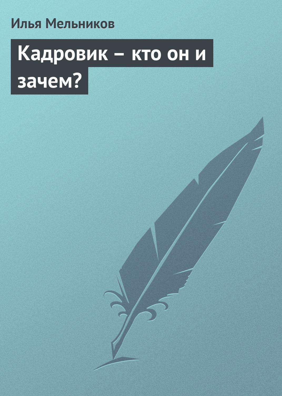 Обложка книги «Кадровик – кто он и зачем?»